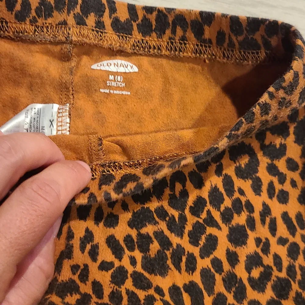 🦔Old navy girls leopard print leggings🎠